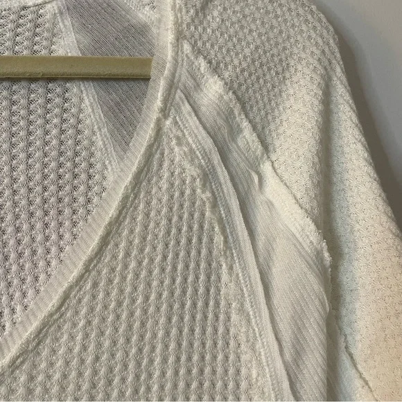 We the Free Waffle Knit Top Small - Picture 4 of 6